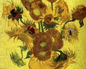 花瓶中的14朵向日葵 - 文森特·威廉·梵高